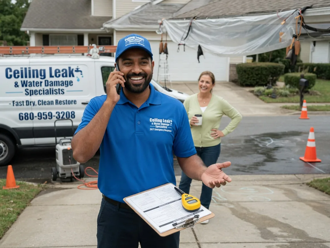 Ceiling Leak Cleanup Arcadia, IA FAQs